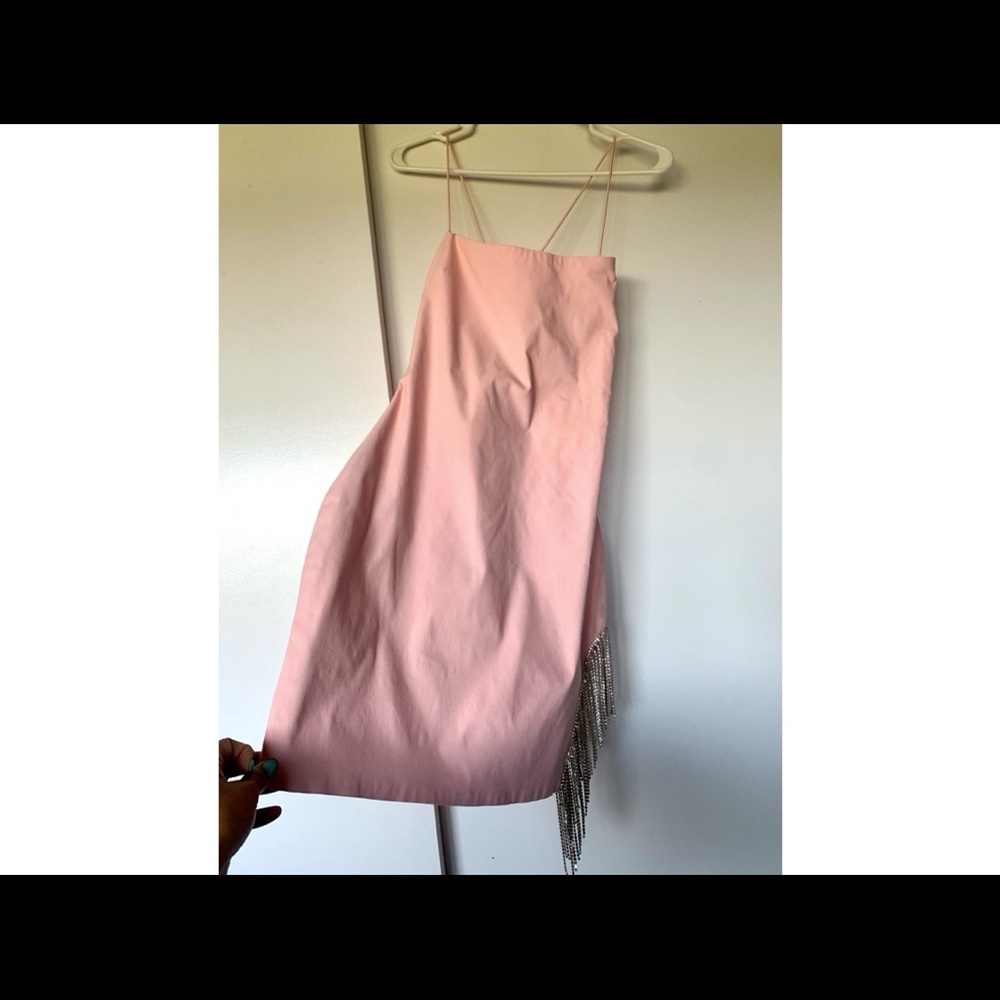 FashionNova Borrowed Hearts Mini Dress PINK Size:L
